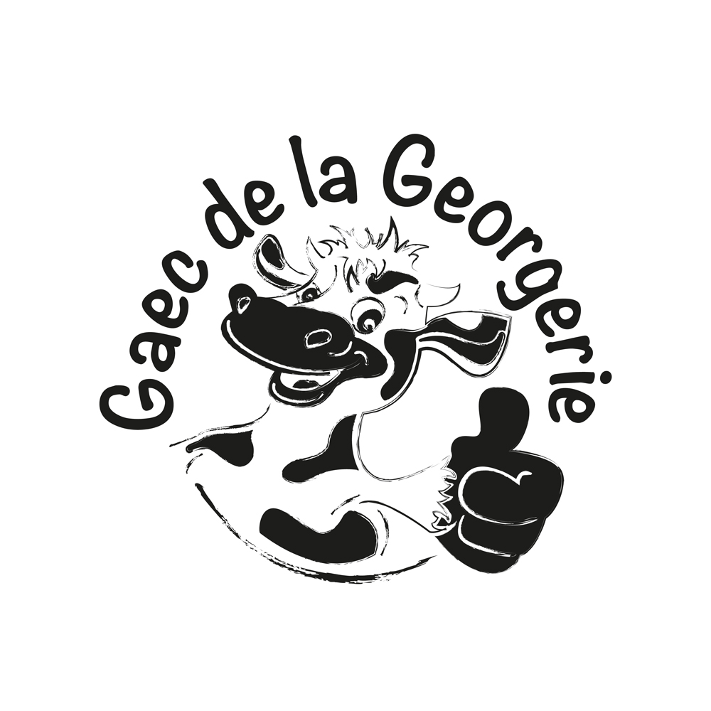Création de logo exploitation laitière | Le p'tit imprimeur.bzh