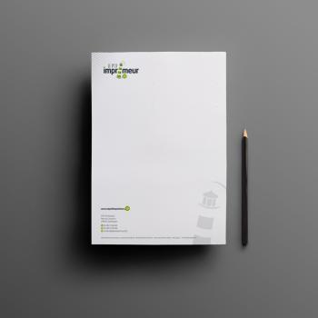 Tête de lettre - Format A4 - Couleur - Recto | Le p’tit imprimeur.bzh