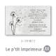 Carte de remerciements La Cormandière - Format 128 x 82 mm
